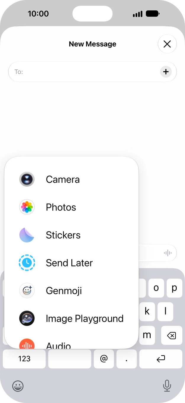 Press Genmoji. Press Genmoji.