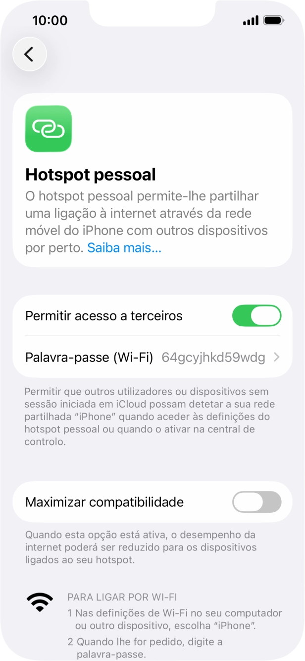 Para voltar ao ecrã inicial, deslize o dedo de baixo para cima a partir da base do ecrã.