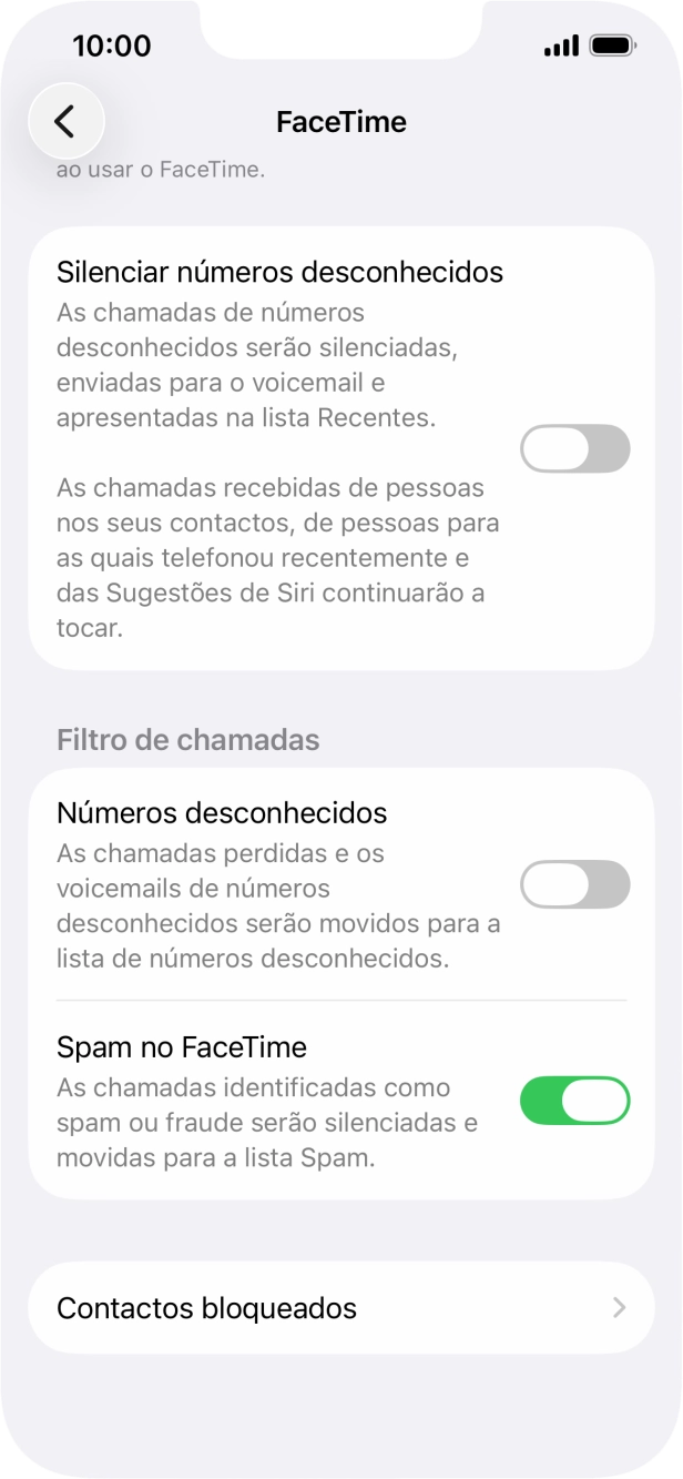 Prima Contactos bloqueados.