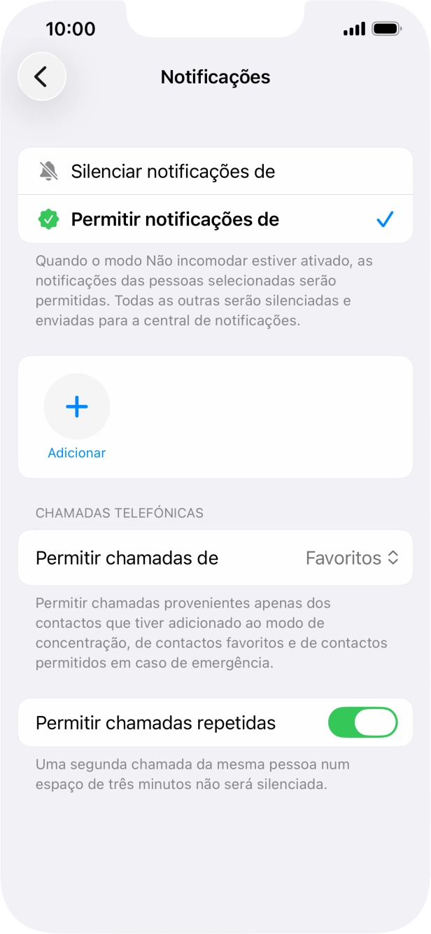 Prima a seta para a esquerda.