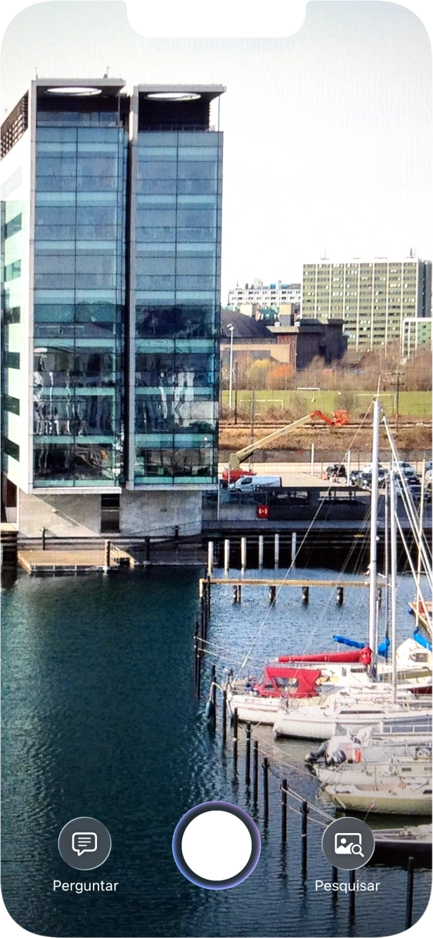 Para obter informações acerca de objetos, prima em Pesquisar e siga as indicações no ecrã, para utilizar a função.