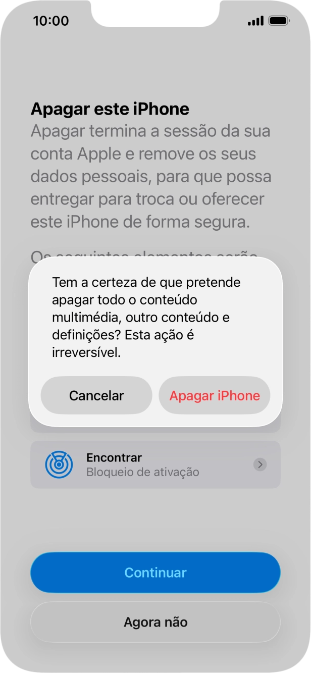 Prima Apagar iPhone.