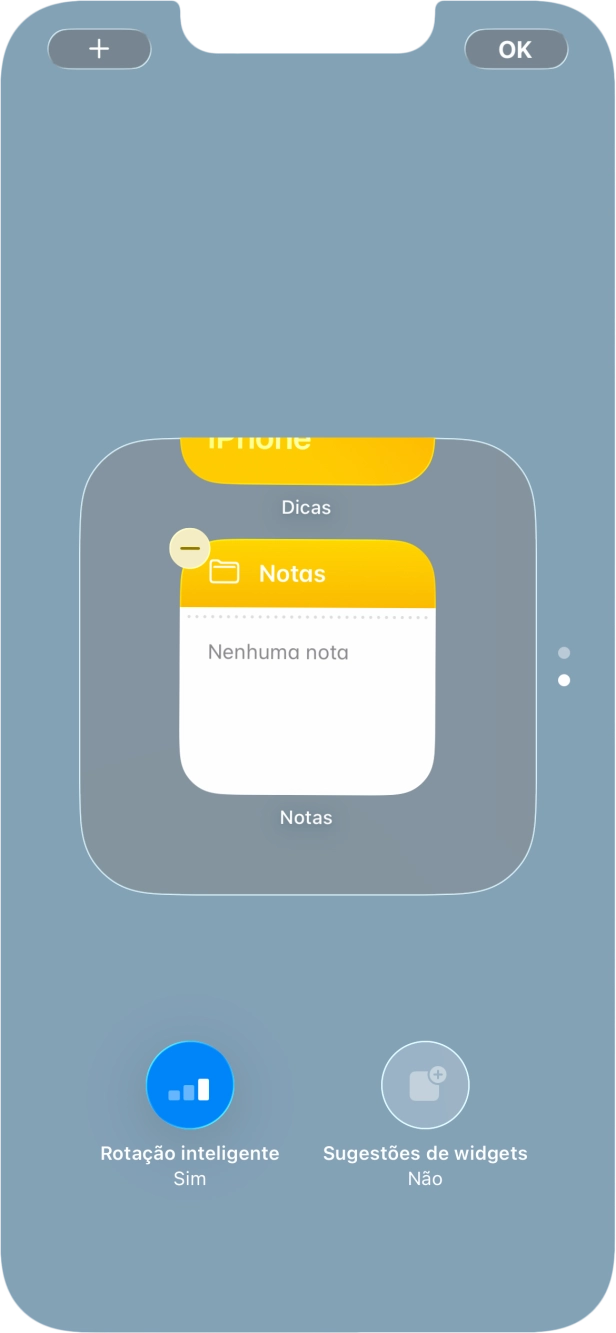 Prima Rotação inteligente para ativar ou desativar a função.