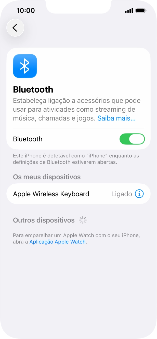 Para voltar ao ecrã inicial, deslize o dedo de baixo para cima a partir da base do ecrã.