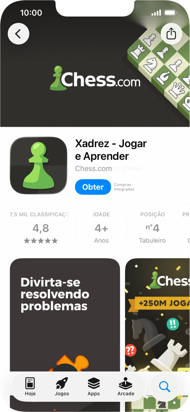 Prima Obter e siga as indicações no ecrã para instalar a app.