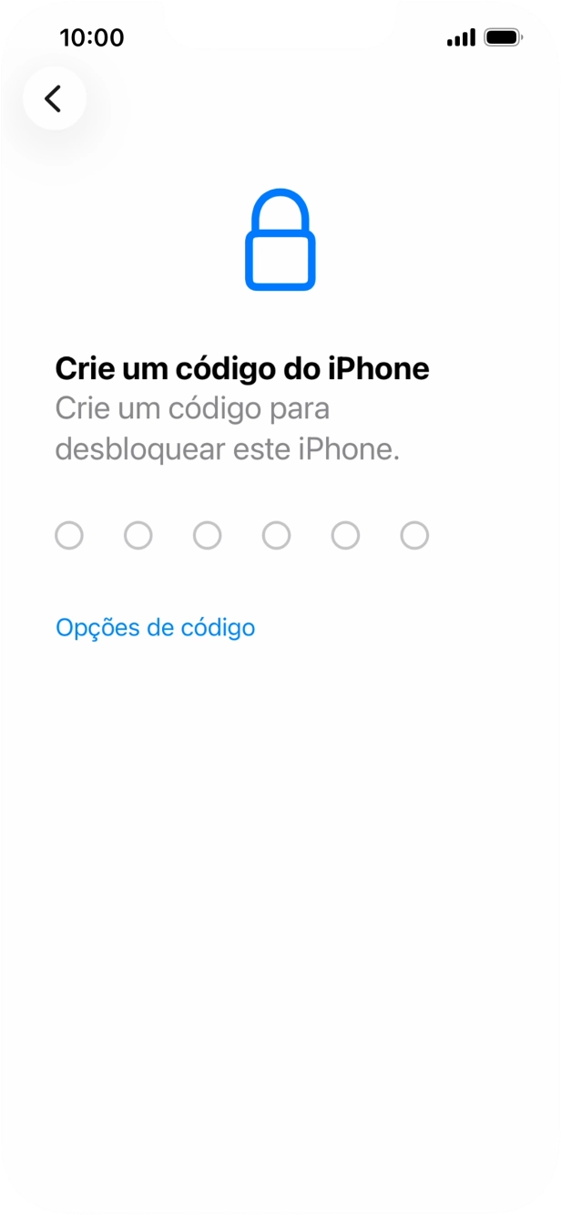 Prima Opções de código.