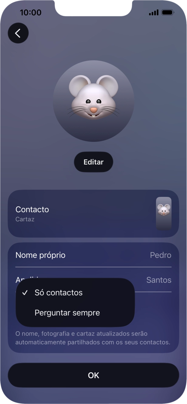Prima a definição pretendida.