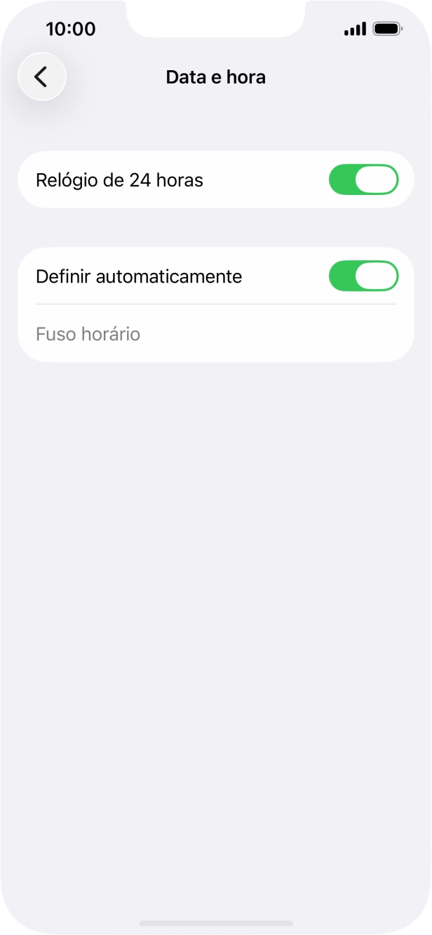 Para voltar ao ecrã inicial, deslize o dedo de baixo para cima a partir da base do ecrã.
