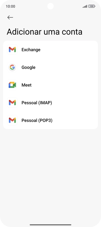 Prima Pessoal (IMAP).