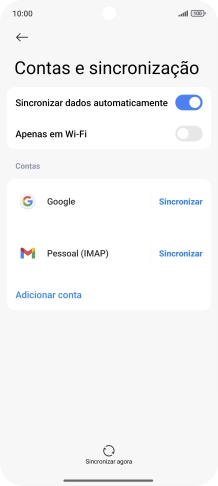 Para voltar ao ecrã inicial, deslize o dedo de baixo para cima a partir da base do ecrã.