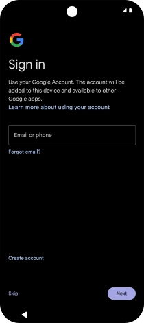 Follow the instructions on the screen to finish the activation.