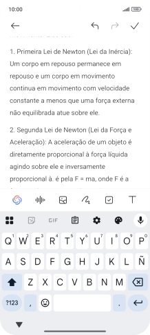 Prima o ícone de AI.