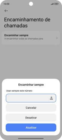 Prima Desativar.