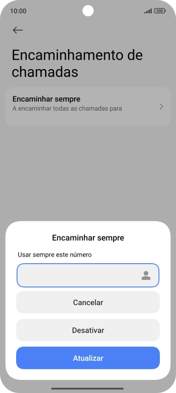 Prima Desativar.