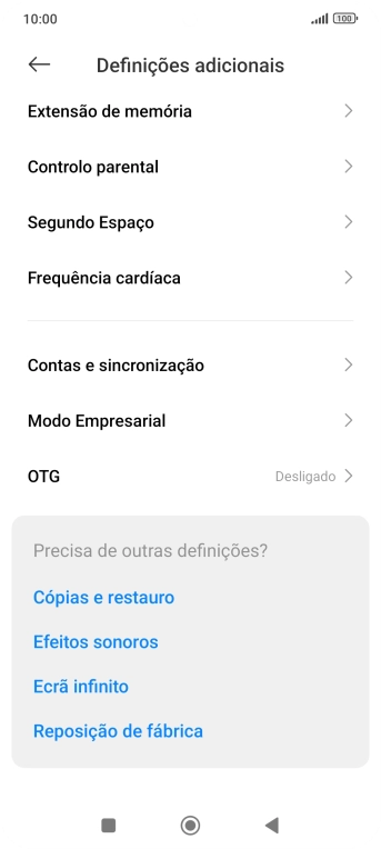 Prima Contas e sincronização.