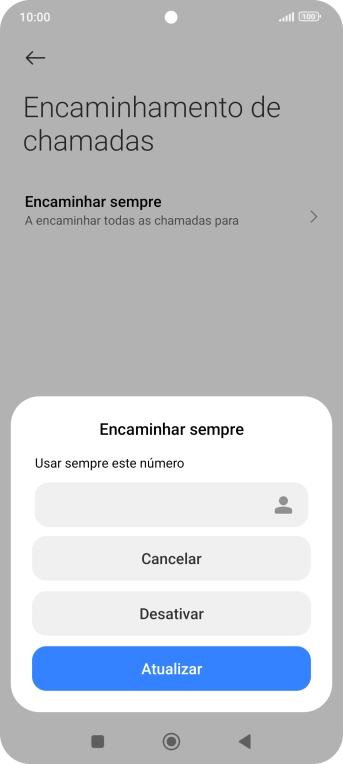 Prima Desativar.