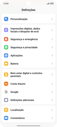 Prima Definições adicionais.