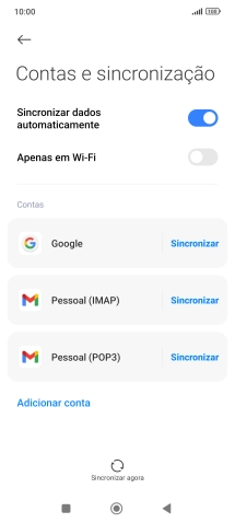 Prima a tecla de início para terminar e voltar ao ecrã inicial.