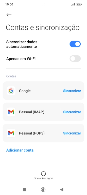 Prima a tecla de início para terminar e voltar ao ecrã inicial.