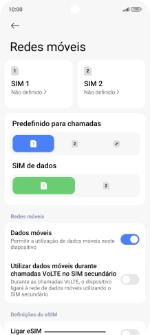 Prima o plano pretendido.