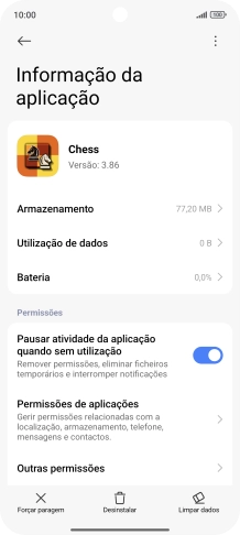 Prima Limpar dados.