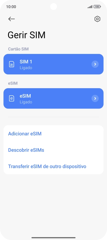 Para voltar ao ecrã inicial, deslize o dedo de baixo para cima a partir da base do ecrã.