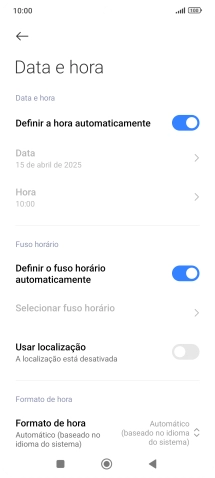 Prima a tecla de início para terminar e voltar ao ecrã inicial.