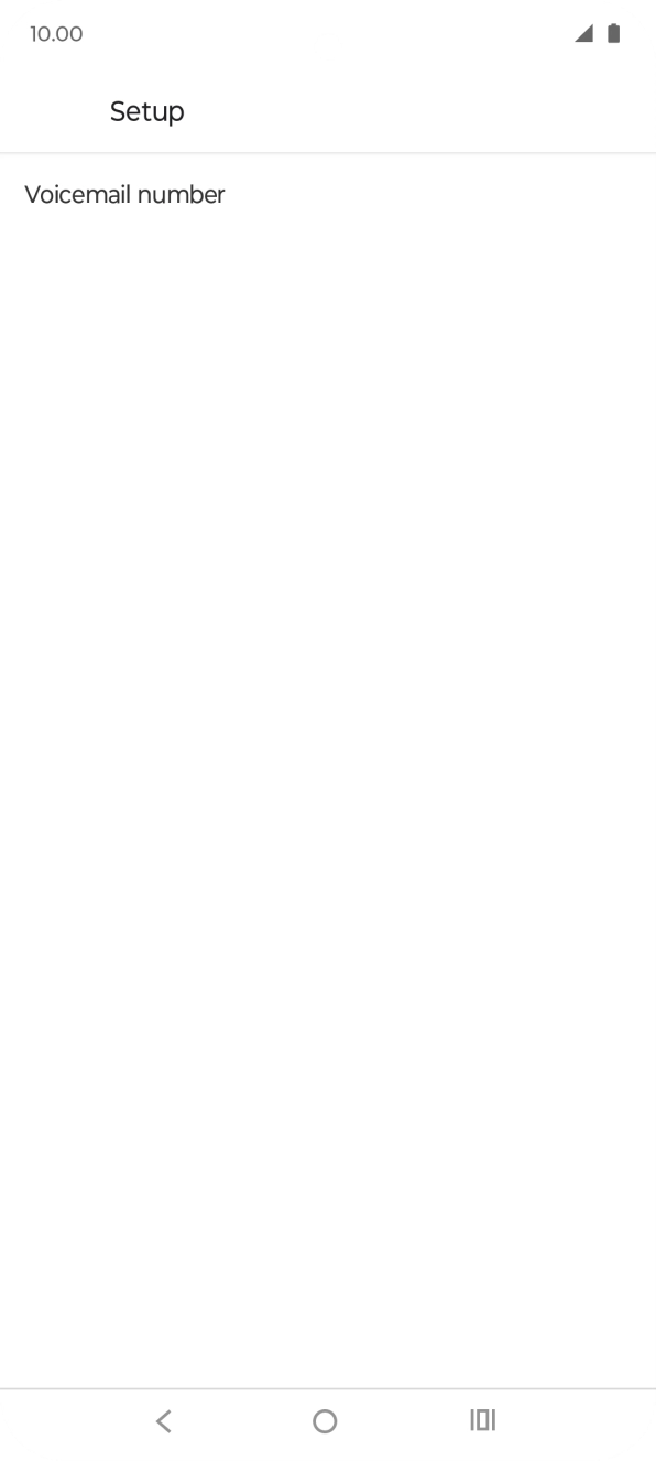 Press Voicemail number.