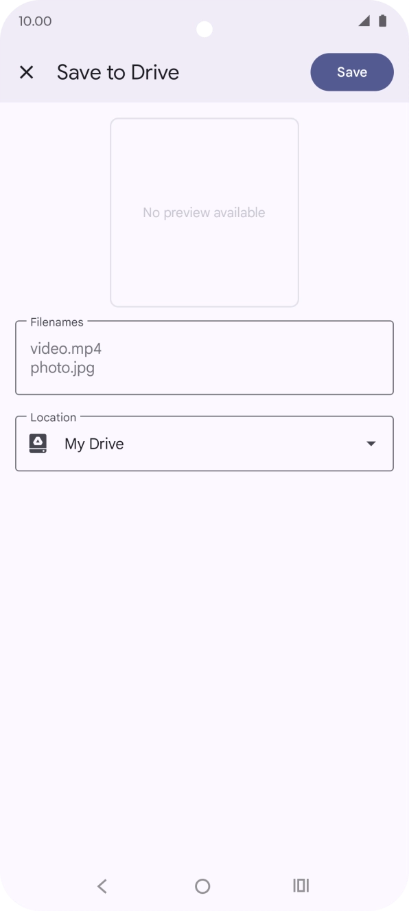 Press the field below 