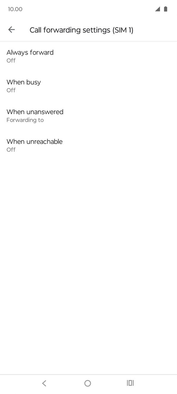 Press the Home key to return to the home screen.