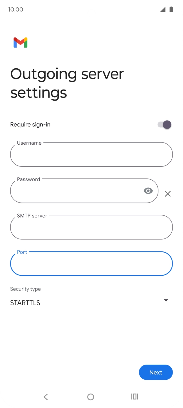Press the drop down list below 