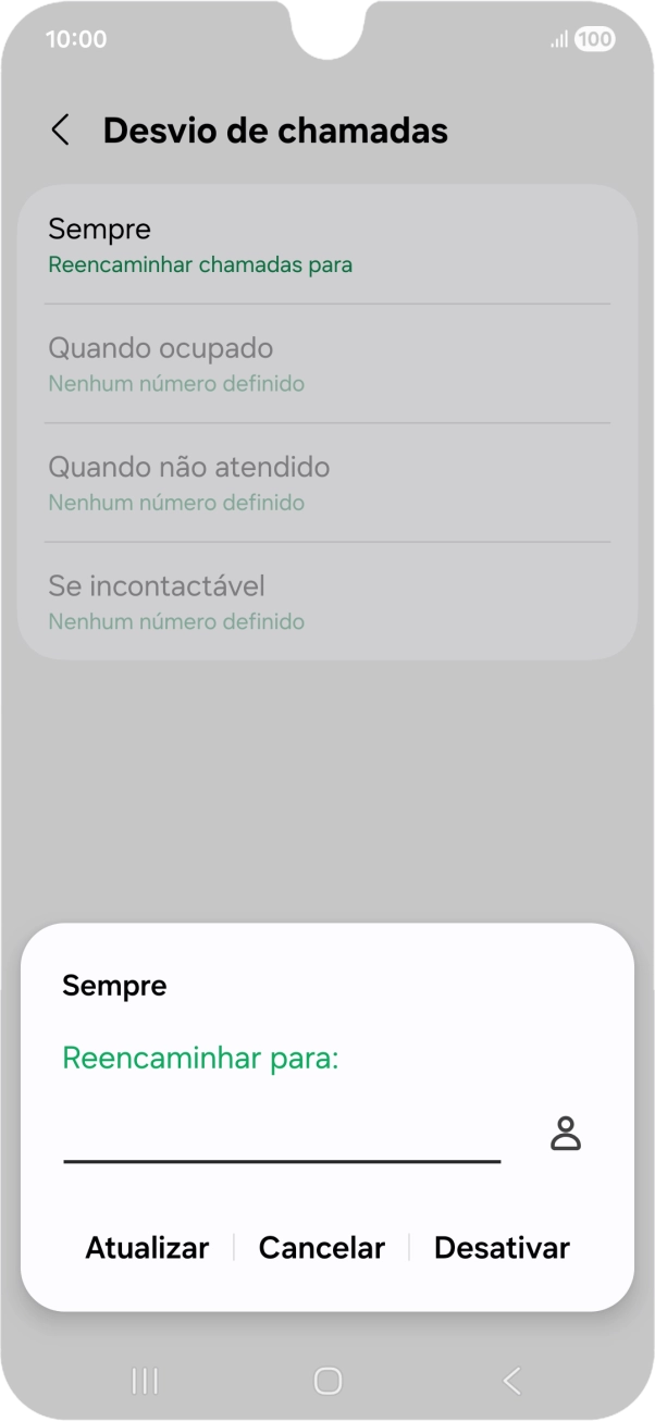Prima Desativar.