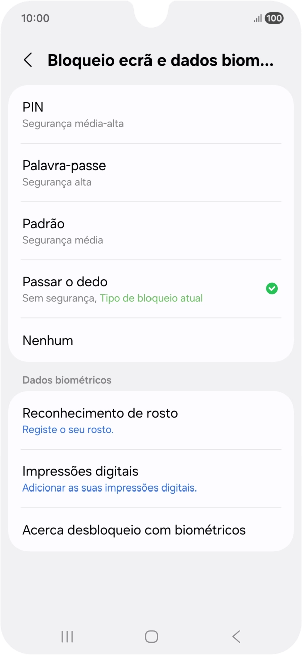 Prima Impressões digitais.