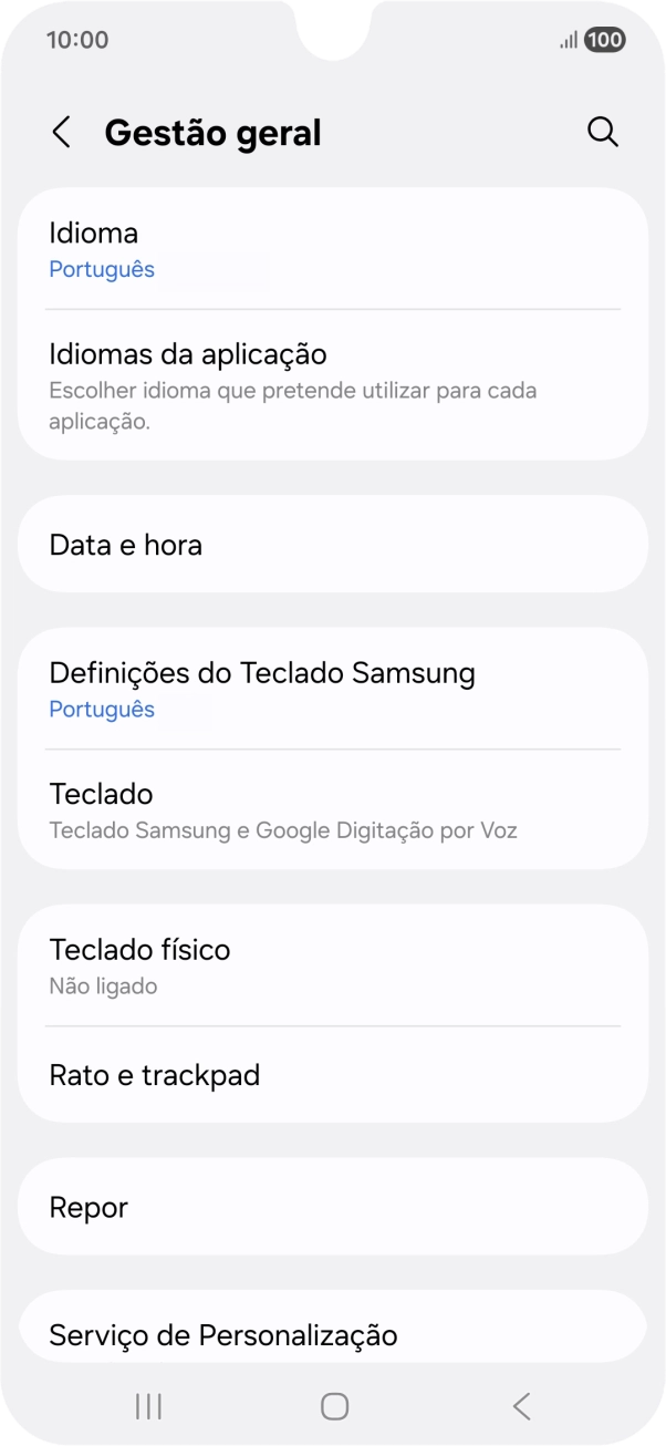 Prima Data e hora.