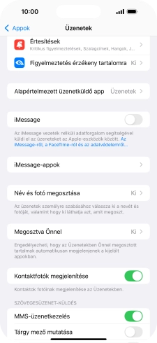 Húzd az ujjad felfelé a kijelző aljáról, hogy visszatérj a kezdőképernyőhöz.