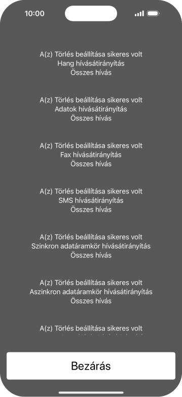 Válaszd a Bezárás lehetőséget.