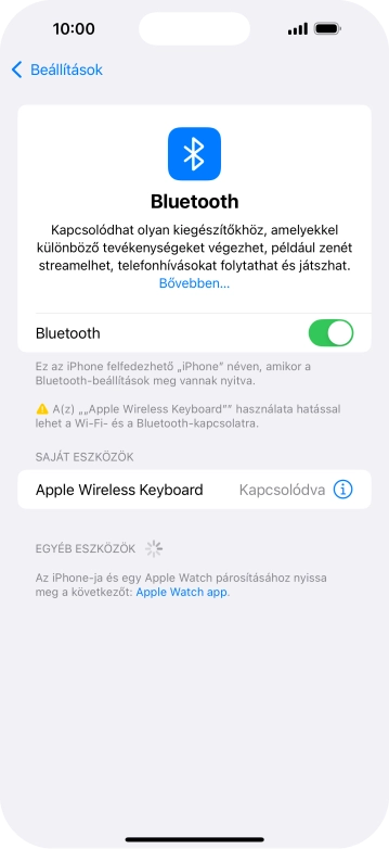 Húzd az ujjad felfelé a kijelző aljáról, hogy visszatérj a kezdőképernyőhöz.