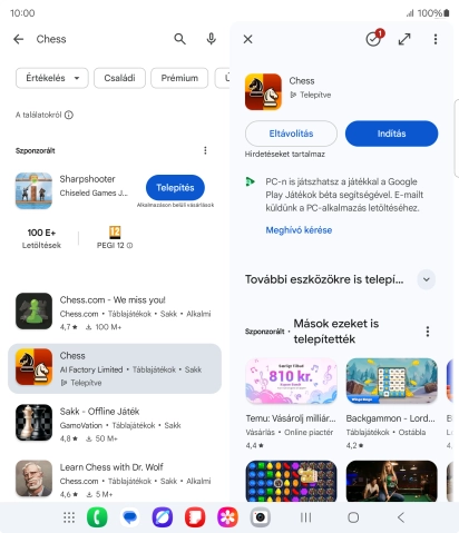 A befejezéshez, és ahhoz, hogy visszatérhess a főképernyőhöz, nyomd meg a főgombot.