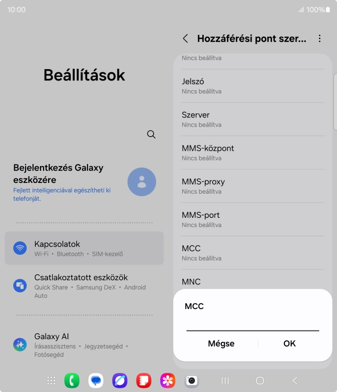 Írd be azt, hogy 216, és válaszd az OK lehetőséget.