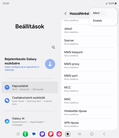Válaszd a Ment lehetőséget.