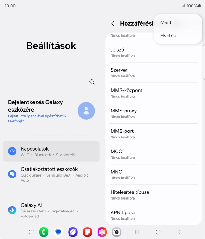 Válaszd a Ment lehetőséget.