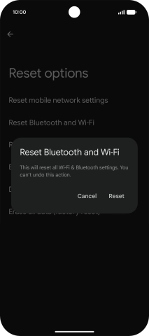 Press Reset.