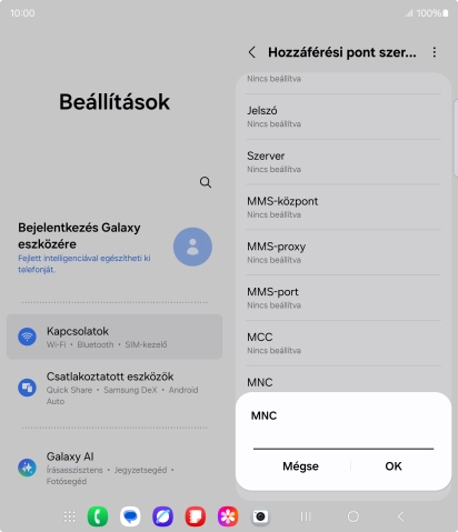 Írd be azt, hogy 70, és válaszd az OK lehetőséget.