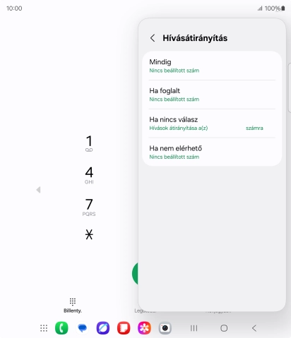 A befejezéshez, és ahhoz, hogy visszatérhess a főképernyőhöz, nyomd meg a főgombot.