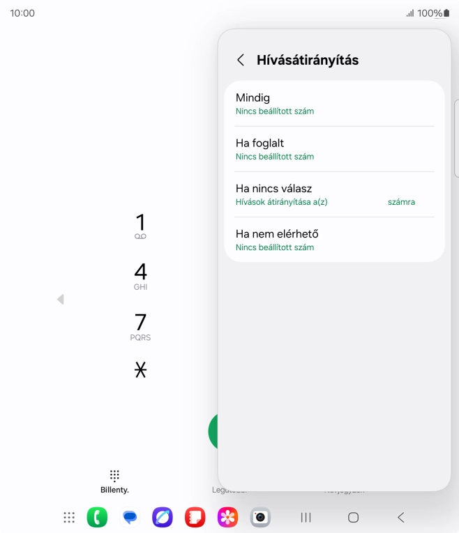 A befejezéshez, és ahhoz, hogy visszatérhess a főképernyőhöz, nyomd meg a főgombot.