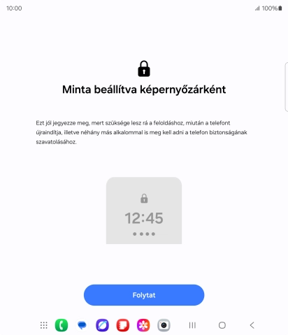 Válaszd a Folytat lehetőséget.