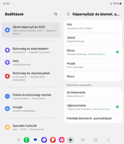 Válaszd a Nincs lehetőséget.