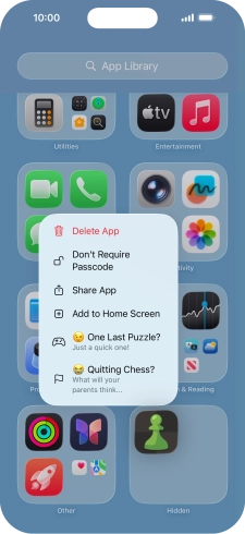 Press Don't Require Passcode.