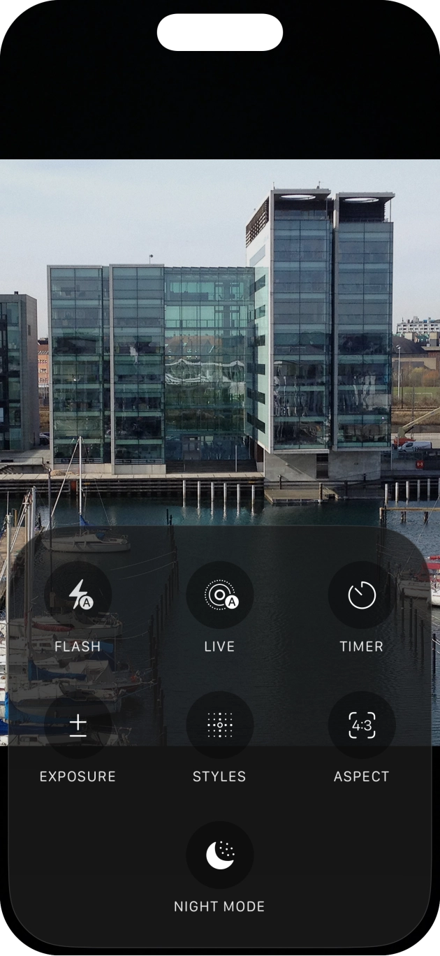 Press the required setting and follow the instructions on the screen to use the selected function.