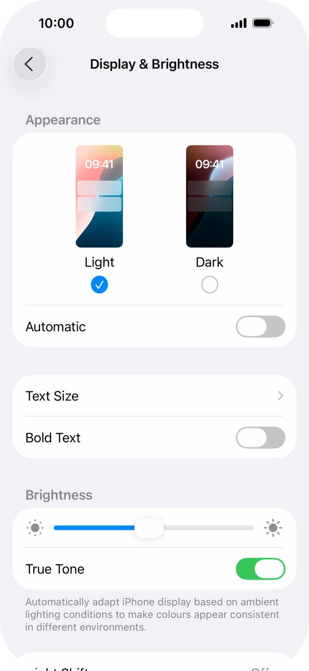 Press Dark. Press Dark.